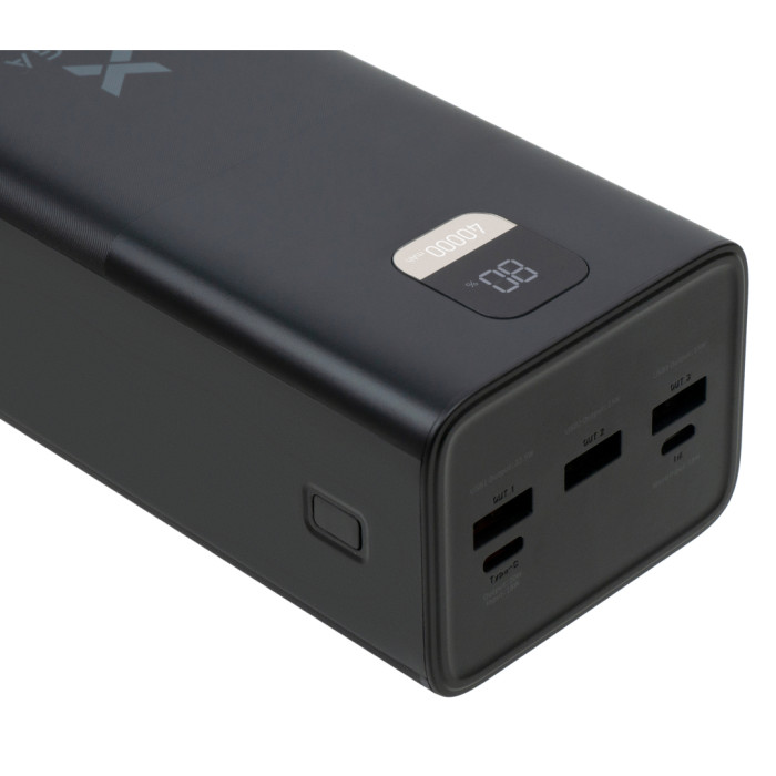 Батарея універсальна Vinga 40000 mAh 22.5W Display Black (VPBB4022)