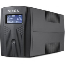 Пристрій безперебійного живлення Vinga LCD 800VA plastic case with USB (VPC-800PU)