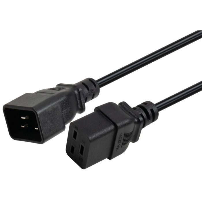 Кабель живлення C19 to C20 1.8m 1.5mm2 copper Vinga (VYPCC19201815CU)