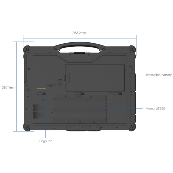 Ноутбук Vinga Scout X14M (X14M-155H321024BWP)