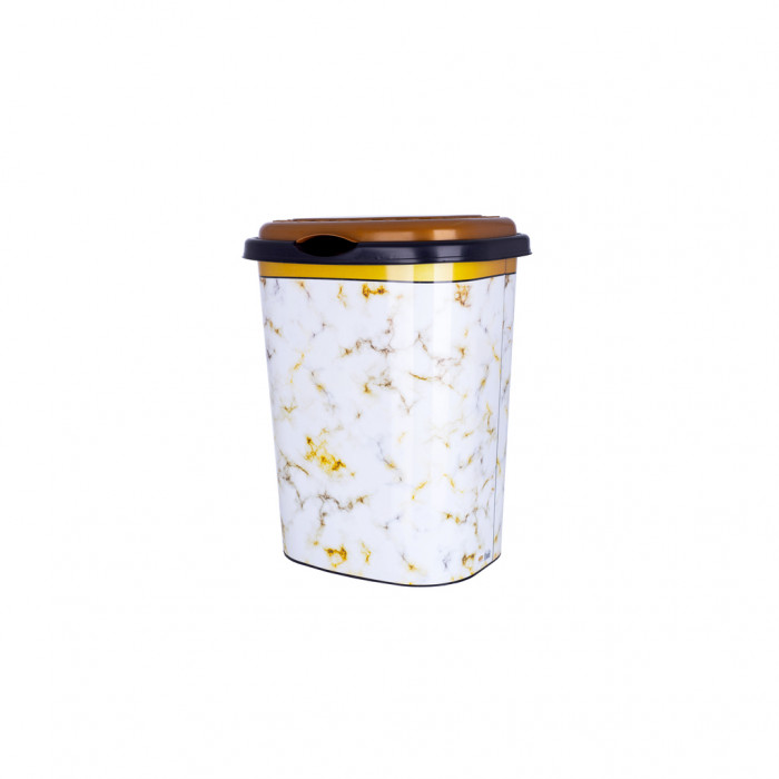 Кошик для білизни Violet House Decor Marble White 55 л (0190 DECOR Marble WHITE 55 л)