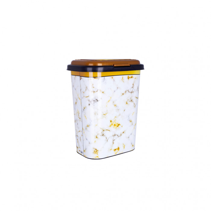 Кошик для білизни Violet House Decor Marble White 55 л (0190 DECOR Marble WHITE 55 л)