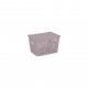 Кошик для зберігання Violet House 0402 №2 Ажур з кришкою Powder 7 л (0402 №2 Ажур PW з/кр. 7 л)