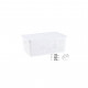 Кошик для зберігання Violet House 0404 №2 Ажур з кришкою White 14 л (0404 №2 Ажур W з/кр. 14 л)