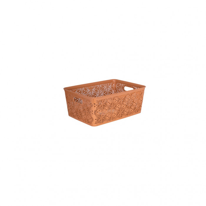 Кошик для зберігання Violet House 0501 1 Ажур Caramel 5 л (0501 1 Ажур CAR б/кр. 5 л)