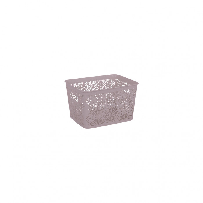 Кошик для зберігання Violet House 0502 2 Ажур Powder 7 л (0502 2 Ажур PW б/кр. 7 л)