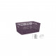 Кошик для зберігання Violet House 0504 4 Ажур Plum 14 л (0504 4 Ажур PL б/кр. 14 л)