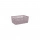 Кошик для зберігання Violet House 0504 4 Ажур Powder 14 л (0504 4 Ажур PW б/кр. 14 л)