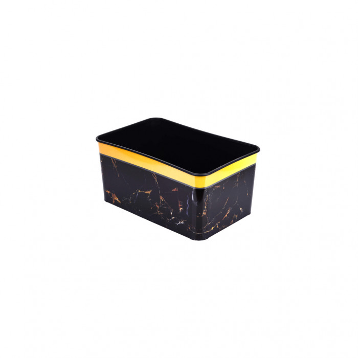 Контейнер для зберігання Violet House 0646 Decor Marble Black 5 л (0646 DECOR Marble Black з/кр. 5)