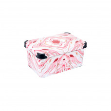 Контейнер для зберігання Violet House 0646 Decor Marble Red 5 л (0646 DECOR Marble Red з/кр. 5 л)