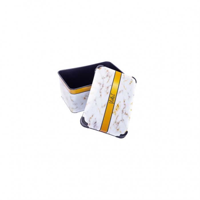 Контейнер для зберігання Violet House 0646 Decor Marble White 5 л (0646 DECOR Marble White з/кр. 5)