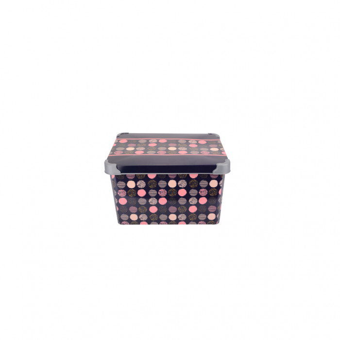 Контейнер для зберігання Violet House 0647 Decor Polka Dot 10 л (0647 DECOR Polka dot)