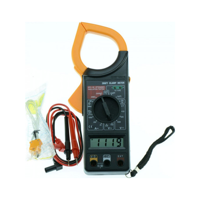 Цифровий мультиметр Voltronic DT-266FT, V, A, R, Q50 (DT-266FT)