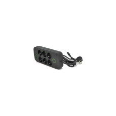 Мережевий фільтр живлення Voltronic F06U, 6 роз EU, 4USB Black (F06U-Black)