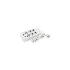 Мережевий фільтр живлення Voltronic F06U, 6 роз EU, 4USB White (F06U-White)