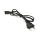 Кабель живлення C7 0.8m 0.5mm2 black Voltronic (PC-184CEE7/16-C7-CCA-1,0)