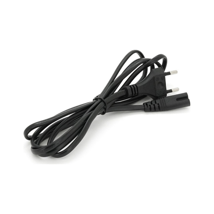 Кабель живлення C7 1.8m 0.5mm2 black Voltronic (PC-184/2 CEE7/16-C7-CCA18)