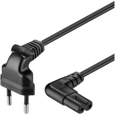 Кабель живлення C7 1.2m 0.5mm Voltronic (PC-184/2 CEE7/16-C7 CU12)
