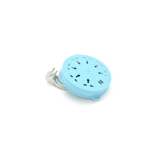 Мережевий фільтр живлення Voltronic QiaoLian YT-20, 7 роз, 2 USB, 2м, Blue (QiaoLian YT-20)