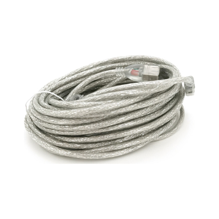 Дата кабель USB 2.0 AM/AF 10.0m ferrite transparent white Voltronic (YT-AM/AF-10TBL)