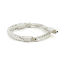 Кабель для принтера USB 2.0 AM/BM 0.8m ferrite white Voltronic (YT-AM/BM-0.8W)