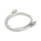 Кабель для принтера USB 2.0 AM/BM 1.8m transparent Voltronic (YT-AM/BM-1.8T)
