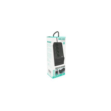Мережевий фільтр живлення Voltronic G12, 4 роз, 4USB 3.2A, 2 Type-C, 2м Black (YT-G12)