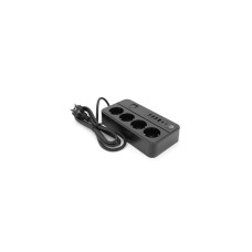 Мережевий фільтр живлення Voltronic G13, 3000W, 4 роз, 4USB 3,2А, 2 Type-C, 2м Black (YT-G13)