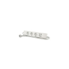Мережевий фільтр живлення Voltronic 3 роз, 4USB, 2м Black (ТВ-Т09)