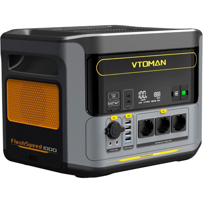Зарядна станція Vtoman FlashSpeed 1000 PB-85 1000W 828Wh (FlashSpeed 1000)