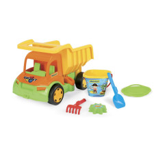 Іграшка для піску Wader Вантажiвка Гігант з набором до пiску 5 елементів (65002)