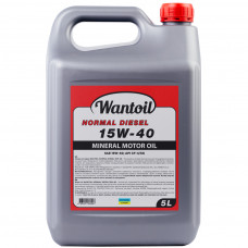 Моторна олива WANTOIL NORMAL DIESEL 15w40 5л (WANTOIL 63281)