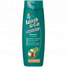 Шампунь Wash&Go з олією ши для пошкодженого волосся 400 мл (8008970042206)