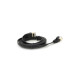 Патч-корд 1.5м UTP cat.7, CU, RJ45, плоский, black Weepda (PCMF-CU7/1.5Bk)