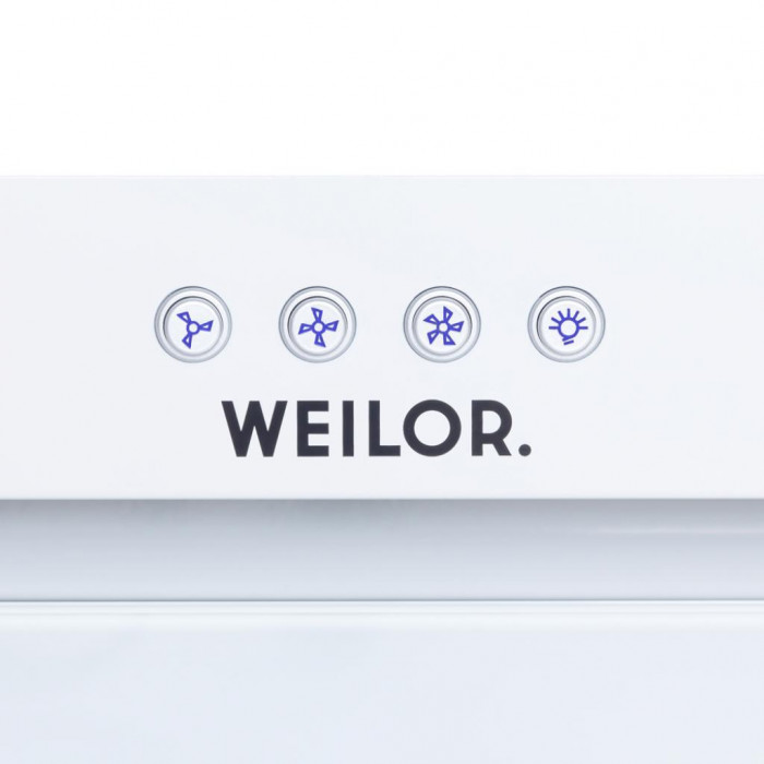 Витяжка кухонна Weilor PBE 6230 GLASS WH 1100 LED