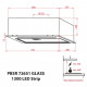 Витяжка кухонна Weilor PBSR 72651 GLASS WH 1300 LED Strip