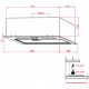 Витяжка кухонна Weilor PBS 52650 GLASS WH 1250 LED Strip