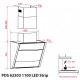 Витяжка кухонна Weilor PDS 62303 BL 1100 LS Motion