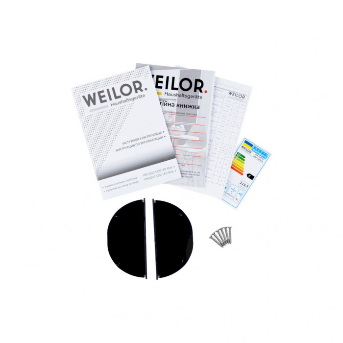 Витяжка кухонна Weilor PPE 5265 SS 1250 LED Strip