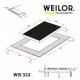 Варочна поверхня Weilor WIS 322 BLACK