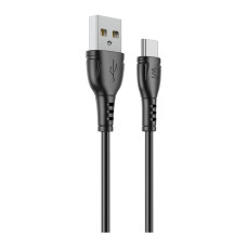 Дата кабель USB 2.0 AM to USB-C 1.0m PVC black Wibrand (WI.DC/BO1B-UC)
