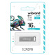 USB флеш накопичувач Wibrand 16GB Chameleon Silver USB 2.0 (WI2.0/CH16U6S)