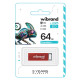 USB флеш накопичувач Wibrand 64GB Chameleon Red USB 2.0 (WI2.0/CH64U6R)