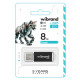 USB флеш накопичувач Wibrand 8GB Cougar Black USB 2.0 (WI2.0/CU8P1B)