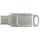USB флеш накопичувач Wibrand 128GB Bee Silver USB 3.2/Type-C (WI3.2TC/BE128TC039S)