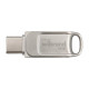 USB флеш накопичувач Wibrand 64GB Bee Silver USB 3.2/Type-C (WI3.2TC/BE64TC039S)