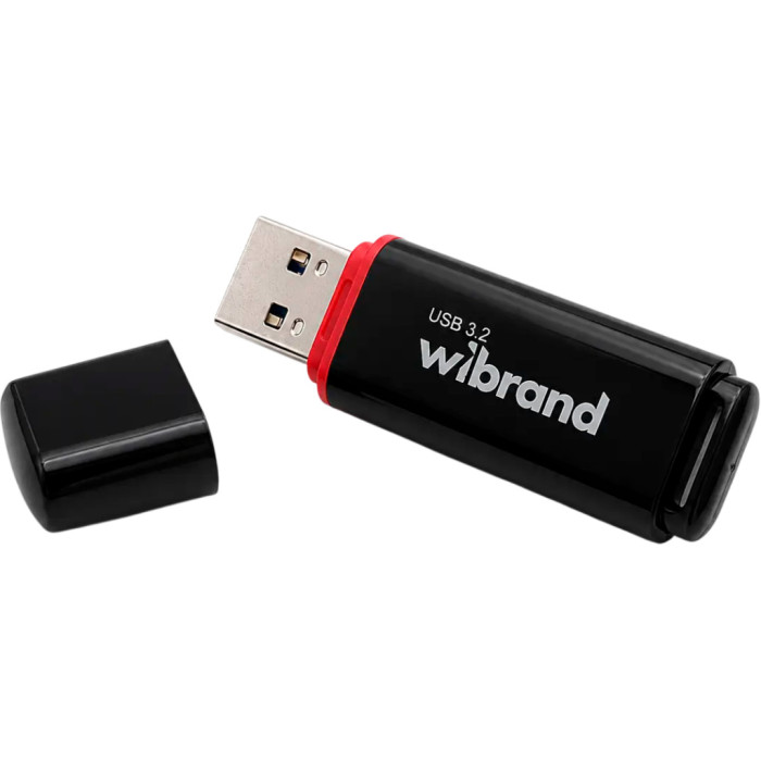 USB флеш накопичувач Wibrand 32GB Scarab Black USB 3.2 (WI3.2/SC32P11B)