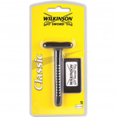 Бритва Wilkinson Sword Classic Double Edge Razor + 5 змінних лез (4027800015504)