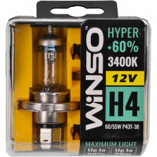 Автолампа Winso H4 HYPER +60 60/55W (712430)