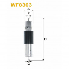 Фільтр паливний Wixfiltron WF8303